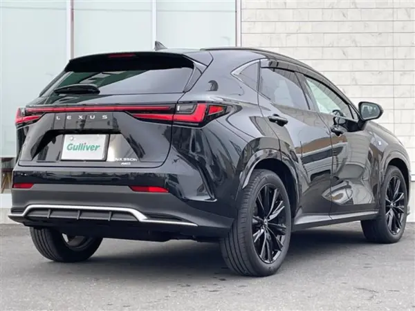 Lexus NX 350h F Sport 4WD One Owner 14-inch DA Navigation Around View Monitor Panoramic Roof Roof Rails Lexus Teammate Premium Sound Triple-beam LED Headlights Digital Inner Mirror Red Leather Seat Card Key (Graphite Black Glass Flake) — photo 9