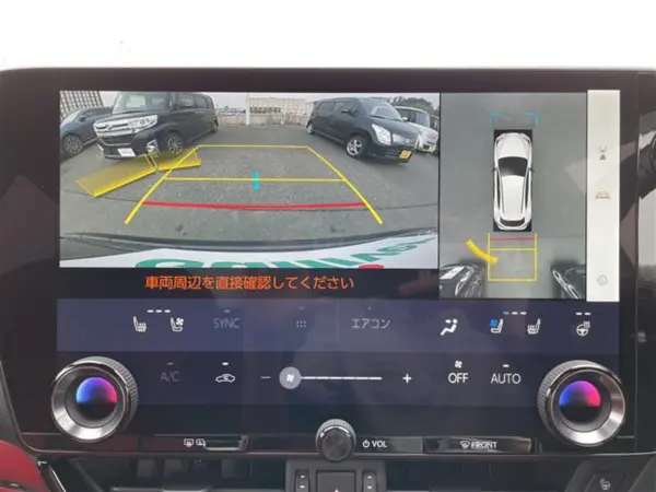 Lexus NX 350h F Sport 4WD One Owner 14-inch DA Navigation Around View Monitor Panoramic Roof Roof Rails Lexus Teammate Premium Sound Triple-beam LED Headlights Digital Inner Mirror Red Leather Seat Card Key (Graphite Black Glass Flake) — photo 7