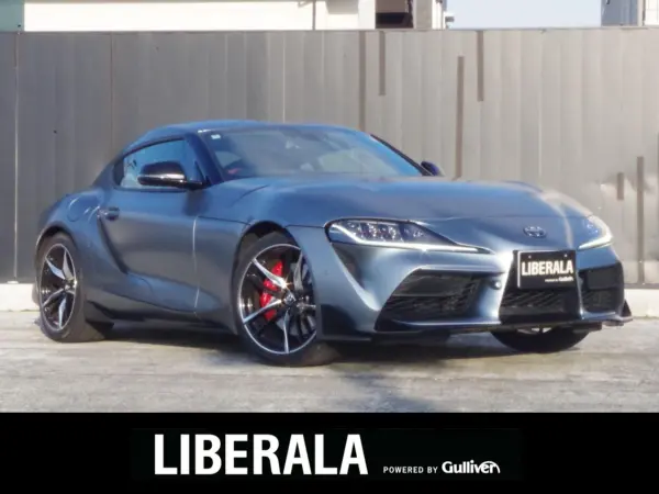 Toyota Supra 3.0 RZ 35th Anniversary Edition Limited 35 Units PCS BSM LKA Radar Cruise Genuine HDD Navi Full-Seg TV Backup Camera Head-Up Display JBL Sound DSRC Red Leather Seats Power Seats Seat Heaters LED Lights (Gray) — thumbnail 1