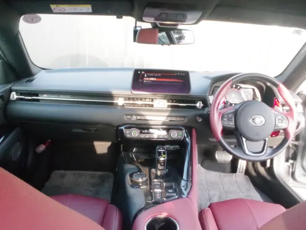 Toyota Supra 3.0 RZ 35th Anniversary Edition Limited 35 Units PCS BSM LKA Radar Cruise Genuine HDD Navi Full-Seg TV Backup Camera Head-Up Display JBL Sound DSRC Red Leather Seats Power Seats Seat Heaters LED Lights (Gray) — photo 7