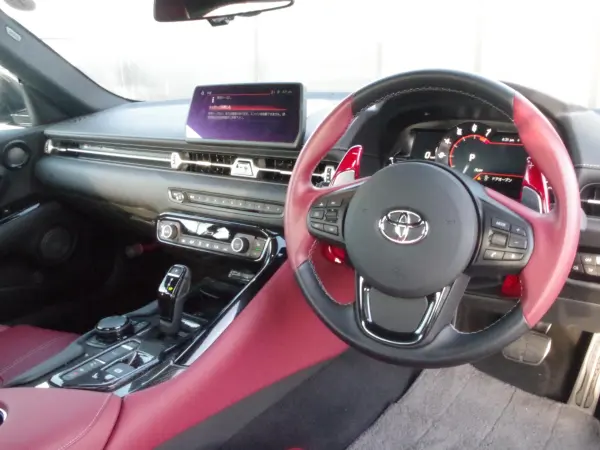 Toyota Supra 3.0 RZ 35th Anniversary Edition Limited 35 Units PCS BSM LKA Radar Cruise Genuine HDD Navi Full-Seg TV Backup Camera Head-Up Display JBL Sound DSRC Red Leather Seats Power Seats Seat Heaters LED Lights (Gray) — photo 8