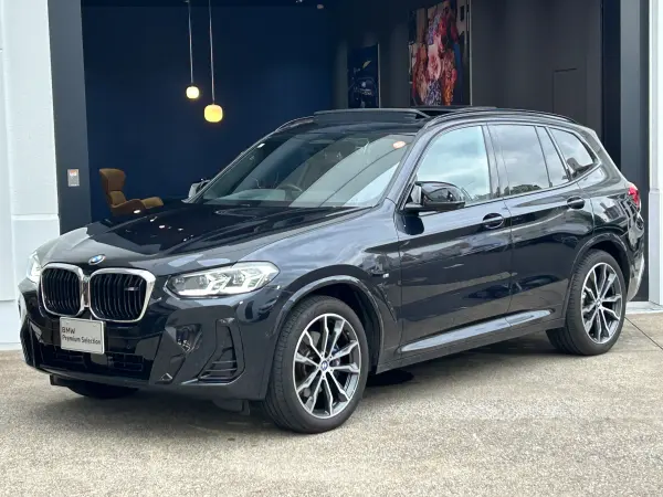BMW X3 M40d Diesel Turbo 4WD Late Model with 2-Year Warranty, Front/Rear Dashcam, Harman Kardon, Sunroof, Black Leather Power Seats, Heated Seats All Around, Ambient Lighting, HUD, Top View Monitor, Factory TV, ACC, HDC, 20-inch Wheels, Paddle Shifters — thumbnail 1