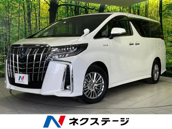 Toyota Alphard Hybrid 2.5 SR E-Four 4WD Twin Sunroof Power Sliding Doors Rear Seat Monitor Genuine 9-inch Navi Backup Camera Safety Sense Radar Cruise Non-Smoking Power Tailgate Leather Seats Dashcam Smart Key ETC — thumbnail 1