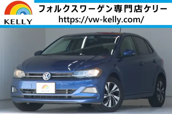 Volkswagen Polo TSI Comfortline Digital Meter Genuine Navigation TV Backup Camera Bluetooth DVD Video Playback Rear Sensor Front/Rear Drive Recorder Blind Spot Detection Leather-Wrapped Steering Wheel ETC2.0 ACC Service Book (Leaf Blue Metallic) — thumbnail 1