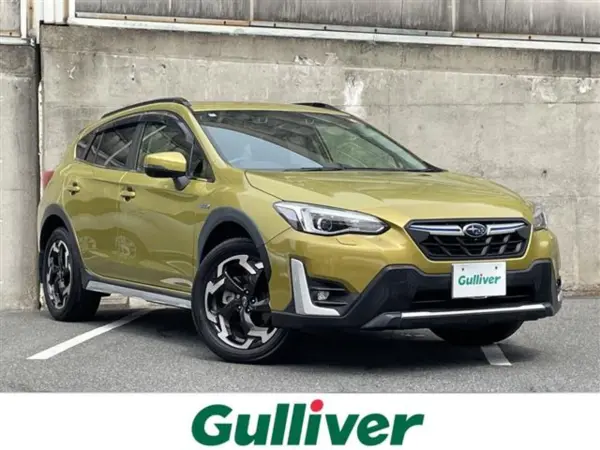Subaru XV 2.0 Advance 4WD One-Owner Non-Smoker Navy Leather Seats Roof Rails Genuine Navi EyeSight Safety Plus Pre-Collision Braking Touring Assist Adaptive Cruise Control Side Camera Dashcam Power Seats (Yellow)