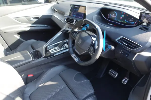 Peugeot 3008 GT Hybrid4 4WD Certified Used Car 1 Year Warranty Sunroof Automatic Emergency Braking ETC Radar Backup Camera CarPlay & Android Auto LED Headlights (White) — photo 7