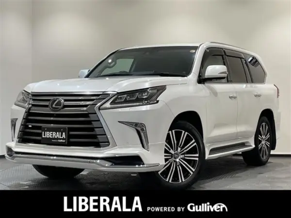 Lexus LX570 4WD Mark Levinson Reference Surround Sound System Rear Seat Entertainment System 21-inch Wheel Cut Gloss Modellista SOREX Hitch Member Lexus Safety System+ (Sonic Quartz)