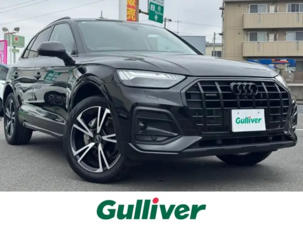 Audi Q5 High Style Diesel Turbo 4WD Limited Edition 250 Units, Collision Mitigation Braking, Radar Cruise, Parking Assist, Genuine Navigation, Bluetooth, 360-Degree Camera, Brown Leather Seats, Seat Heaters, Steering Heater, Power Rear Gate, LED Lights, ETC (Mythos Black Metallic) — thumbnail 1