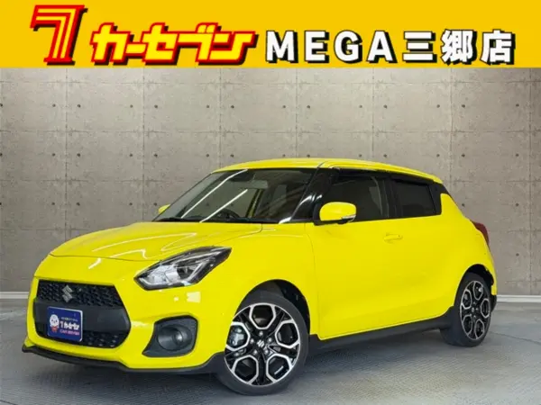 Suzuki Swift Sport 1.4 6MT SD Navi Full-Seg TV 360° Camera Smart Key ETC Seat Heater Corner Sensor Collision Mitigation Brake Adaptive Cruise Control Blind Spot Monitor 1-Owner (Champion Yellow 4)