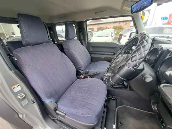 Suzuki Jimny Sierra 1.5 JC 4WD with Navigation, Full-Seg, Backup Camera, Seat Heater, Obstacle Sensor, Front/Rear Dashcam, Alpine Digital Inner Mirror, Alpine Speakers, Lane Assist, Anti-Theft System, Collision Damage Mitigation System, ETC (Medium Gray) — photo 8