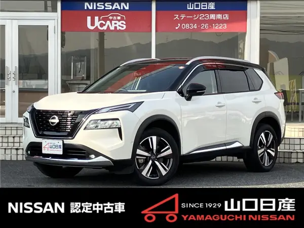 Nissan X-Trail 1.5 G e-4ORCE 4WD One Owner, M-Navi, Smart Room Mirror, Dashcam, 100V Power, ProPilot, Sunroof (Brilliant White Pearl/Super Black) — thumbnail 1