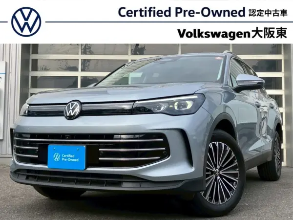 Volkswagen Tiguan TDI 4Motion Elegance Diesel Turbo 4WD with New Car Warranty Transfer, DccPro, Certified Used Car, Former Demonstrator, Seat Heater, Travel Assist, ACC, Relaxation Function, Navigation, All-Around View Camera (Gray) — thumbnail 1