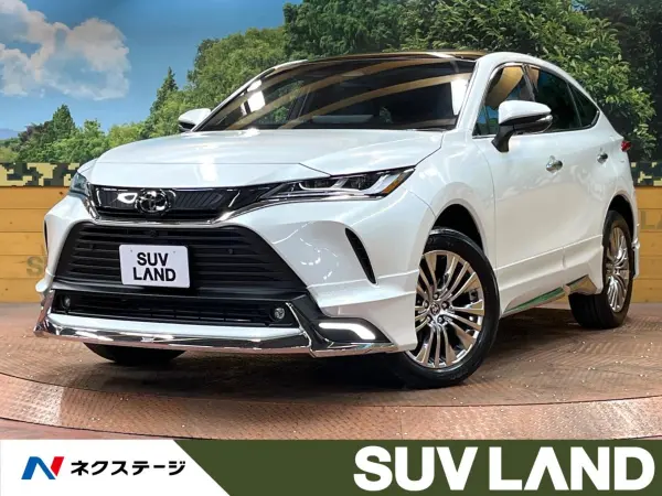 Toyota Harrier 2.5 Hybrid Z Leather Package Registered Unused Car Panoramic Roof Modellista Aero 12-inch Navigation Surround View Camera JBL Sound Digital Inner Mirror Brown Interior Radar Cruise Blind Spot Monitor LED Headlights Genuine 19-inch Alloy Wheels (Platinum White Pearl Mica)