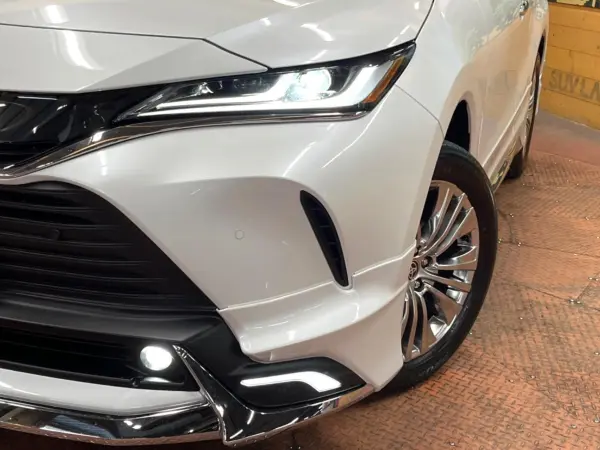 Toyota Harrier 2.5 Hybrid Z Leather Package Registered Unused Car Panoramic Roof Modellista Aero 12-inch Navigation Surround View Camera JBL Sound Digital Inner Mirror Brown Interior Radar Cruise Blind Spot Monitor LED Headlights Genuine 19-inch Alloy Wheels (Platinum White Pearl Mica) — photo 9