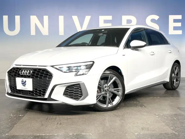 Audi A3 Sportback 40 TFSI Quattro S Line 4WD Convenience/Assistance/S Line Plus Package Presence Front LED Lights Leather Seats Genuine 18-inch AW Virtual Cockpit Full-Seg TV Smart Key AT with MT Mode Rear Camera (Glacier White Metallic) — photo 9