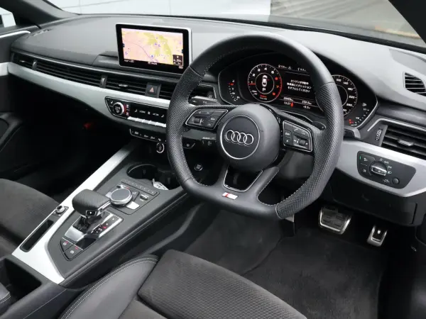 Audi A5 Sportback 40 TFSI Sport LED Headlights Virtual Cockpit Radar Cruise Half Leather Seat Heater ETC Full-Seg TV Drive Recorder Surround Camera Blind Spot Electric Rear Gate Service Records Spare Key Included (Mythos Black Metallic) — photo 8