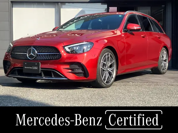 Mercedes-Benz E-Class Wagon E200 Sport (BSG equipped model) Radar Safety Package / Power Seats with Memory / Seat Heaters / Power Rear Gate / Dynamic Select / ETC2.0 / Active Parking Assist / Active Lane Keeping Assist (Hyacinth Red)