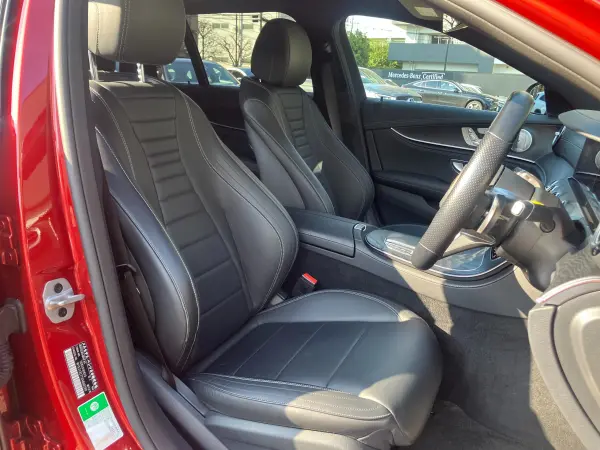 Mercedes-Benz E-Class Wagon E200 Sport (BSG equipped model) Radar Safety Package / Power Seats with Memory / Seat Heaters / Power Rear Gate / Dynamic Select / ETC2.0 / Active Parking Assist / Active Lane Keeping Assist (Hyacinth Red) — photo 7