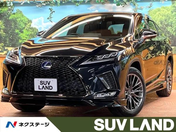 Lexus RX450h F Sport 4WD Non-Smoking Vehicle 4WD TRD Aero Genuine 12-inch Navigation Surround View Camera Collision Mitigation System Radar Cruise Blind Spot Monitor Power Rear Gate Seat Air Conditioning Memory Seat Triple LED Headlights (Graphite Black Glass Flake) — thumbnail 1
