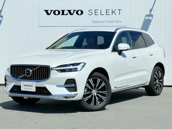 Volvo XC60 B5 AWD Inscription 4WD Certified Used Car / Amber Nappa Leather Seat / Harman Kardon / Google Navi / Bluetooth / CarPlay / F&R Seat Heater / Steering Heater / Ventilation / Massage Function / ETC (Crystal White)