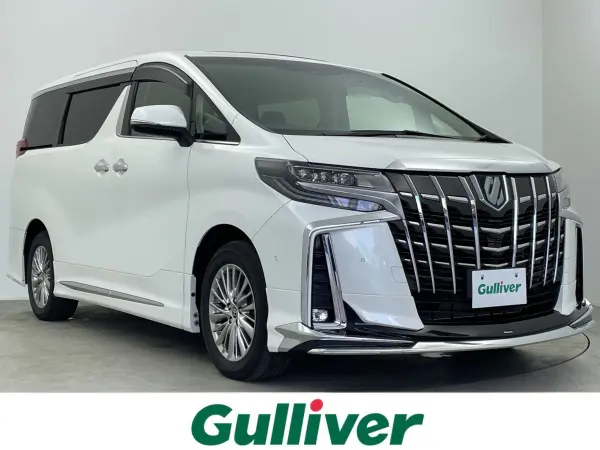 Toyota Alphard Hybrid 2.5 SR C Package E-Four 4WD with Genuine Navigation, Genuine Flip-Down Monitor, Panoramic View Monitor, JBL Premium Sound System, Sunroof, Modellista Aero, Genuine Leather Seats, Dual Power Sliding Doors, Seat Heaters, BSM, Dashcam, Power Back Door (White Pearl Crystal Shine)