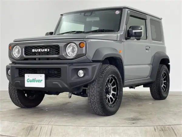 Suzuki Jimny Sierra 1.5 JC 4WD with Genuine 8-inch Navi, Backup Camera, Seat Heater, LED Headlights, Built-in ETC, Drive Recorder, Aftermarket 16-inch Alloy Wheels, Block Tires, Suzuki Logo Grille, Cruise Control (Gray Metallic) — photo 9