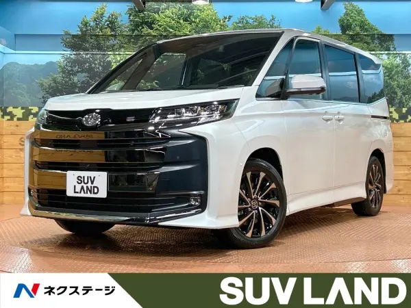 Toyota Noah 1.8 Hybrid S-Z Non-Smoking Car Comfort Convenience Package Universal Step 10-inch Navigation Toyota TeamMate Surround View Camera Radar Cruise Blind Spot Monitor Digital Inner Mirror Head-Up Display 100V Power Outlet Genuine 17-inch Alloy Wheels (Platinum White Pearl Mica)