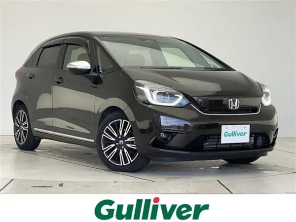 Honda Fit 1.3 Luxe Honda Sensing 8-inch SD Navigation Radar Cruise Control Seat Heater B Monitor Corner Sensor Genuine 16-inch Alloy LED Headlight Automatic ETC Collision Mitigation System (Brown Metallic) — thumbnail 1