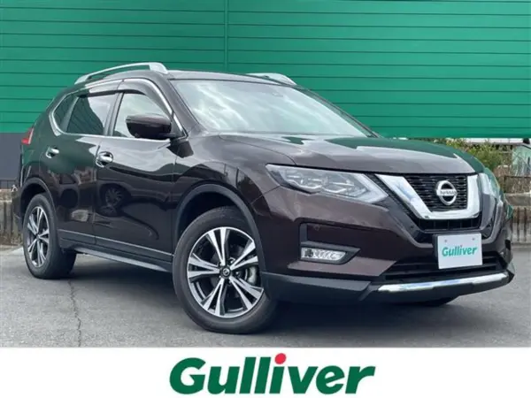 Nissan X-Trail 2.0 20Xi 2-Row 4WD Sunroof ProPILOT Around View Monitor Genuine Navigation Bluetooth Full-Seg TV CD DVD Electronic Parking Downhill Assist Control Roof Rails ETC (Brown)