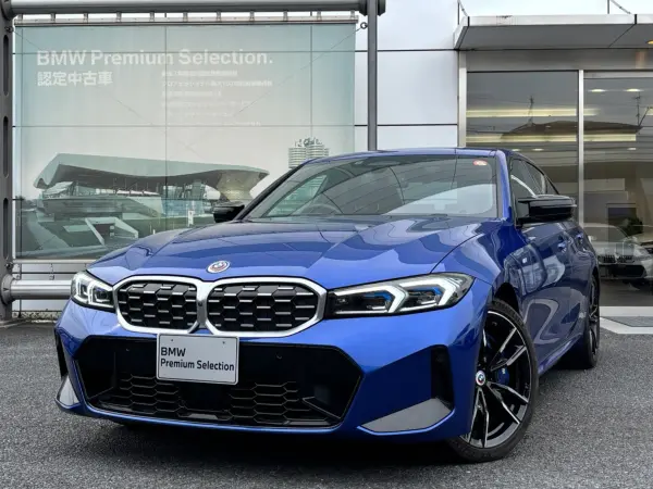 BMW 3 Series M340i xDrive 4WD Certified Used Car Black Leather Harman Kardon Speakers M Brakes (Portimao Blue Metallic) — thumbnail 1