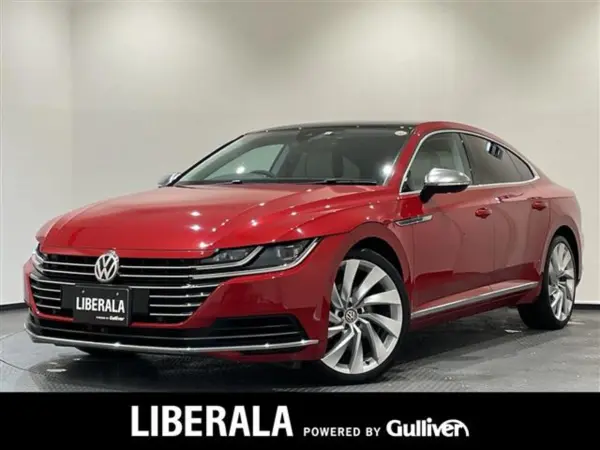 Volkswagen Arteon TSI 4Motion Elegance 4WD Luxury Package Panoramic Sliding Roof Premium Sound System DYNAUDIO Head-Up Display SSD Navigation All-In Safety Apple CarPlay ETC (Chili Red Metallic) — thumbnail 1