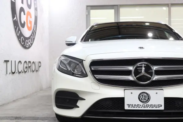 Mercedes-Benz E-Class Wagon E300 Avantgarde Sport EXC/RSP Mid-term Black Genuine Leather SR HUD Navi TV 2-Year Warranty Memory-P/All S-Heater Smartphone Link Burmester 360 Camera PTS DSRC Hands-Free Air Balance PKG AMG Aero/19AW LED-H/L Genuine Drive Recorder 9AT Paddle Shift Keyless Go (Diamond White M) — photo 8