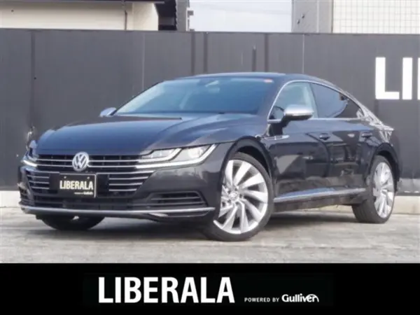 Volkswagen Arteon TSI 4Motion Elegance 4WD with Front Assist, Side Assist, Lane Assist, Adaptive Cruise, Head-Up Display, Factory Navigation, Full-Seg TV, 360-Degree Camera, Sunroof, Dynaudio Sound, Black Leather Seats, Power Seats, Seat Heater (Gray Metallic) — thumbnail 1