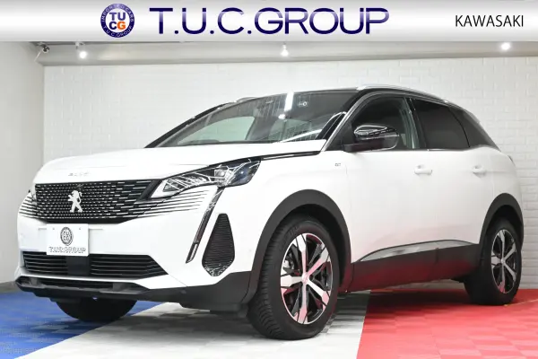 Peugeot 3008 GT Executive Edition 120 Limited Late Model P-STA ACC Black Leather Panoramic Sunroof Genuine Touch Screen CarPlay BT Audio & TEL 360 Vision Genuine 18-inch AW LED Lights 2-Year Warranty (Pearl White) — thumbnail 1