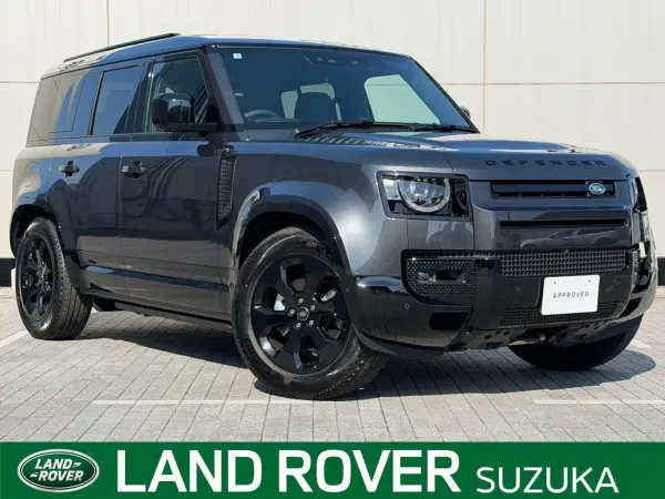 Land Rover Defender 110 X Dynamic SE P300 Certified Used Car One Owner Electric Side Steps Adaptive Cruise Digital Inner Mirror Air Suspension Pack Black Pack MERIDIAN Seat Heater Collision Mitigation Smart Key (Carpathian Grey Premium Metallic) — thumbnail 1