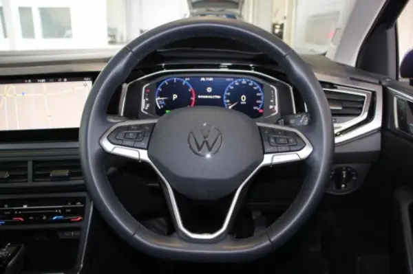 Volkswagen Polo TSI Style Certified Used Car One-Owner Non-Smoking Genuine Navigation LED Headlights Genuine Front/Rear Drive Recorder ACC Rear Traffic Alert Blind Spot Detection Lane Keep Assist System (Vibrant Violet Metallic) — photo 8