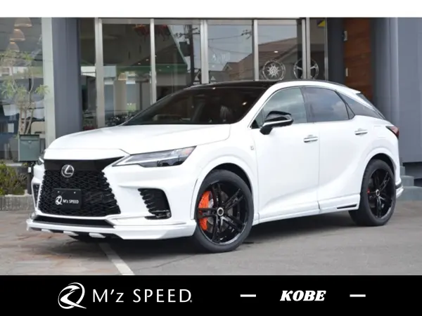 Lexus RX350 F Sport 4WD ZEUS Aero Panoramic Roof Digital Mirror Drive Recorder Radiant Heater Orange Caliper Red Leather Seat Registered Unused Vehicle Charging ITSConnect (White Nova Glass Flake)