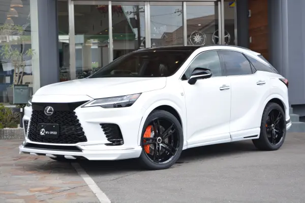 Lexus RX350 F Sport 4WD ZEUS Aero Panoramic Roof Digital Mirror Drive Recorder Radiant Heater Orange Caliper Red Leather Seat Registered Unused Vehicle Charging ITSConnect (White Nova Glass Flake) — photo 8
