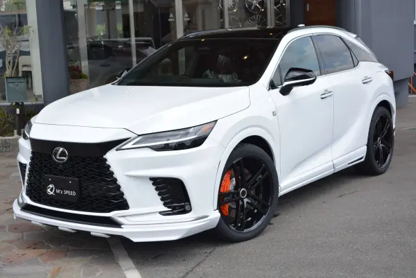 Lexus RX350 F Sport 4WD ZEUS Aero Panoramic Roof Digital Mirror Drive Recorder Radiant Heater Orange Caliper Red Leather Seat Registered Unused Vehicle Charging ITSConnect (White Nova Glass Flake) — photo 9