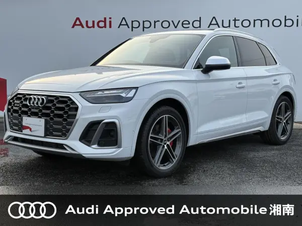 Audi SQ5 3.0 4WD Panorama Sunroof Fine Nappa Leather Red Calipers Genuine Navi Full-Seg TV Surround Camera All-Seat Seat Heaters Bang & Olufsen Power Trunk Adaptive Cruise Control (Glacier White Metallic)