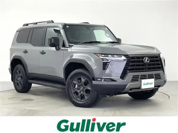 Lexus GX550 OverTrail Plus 4WD One Owner Genuine 14-inch TFT Display Panoramic View Lexus Teammate Sunroof Roof Rail Cool Box OVERTRAIL+ Exclusive Exterior Multi-Terrain Select Power Back Door ETC2.0 (Gray) — thumbnail 1