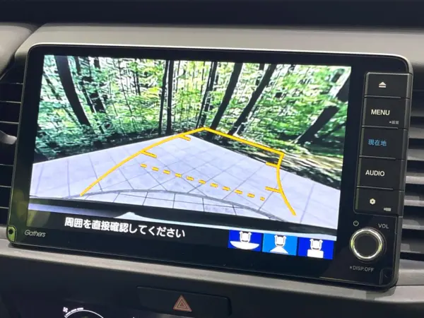 Honda Fit 1.5 e:HEV Home Non-Smoking Car Genuine 9-inch Navi Backup Camera Honda Sensing Corner Sensors Auto Light LED Headlights ETC Electric Parking Brake Lane Departure Warning Half Leather Seats Auto Air Conditioning Smart Key (Meteoroid Gray Metallic) — photo 7