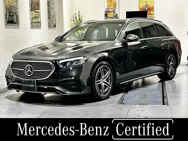 Mercedes-Benz E-Class Wagon E200 Avantgarde AMG Line Package (with ISG) MP202501 Digital Interior Package/Leather EX/Panoramic Sliding Roof/Ambient Lighting/360° Camera/MBUX Superscreen/Relaxation Function/Foot Trunk Opener/New Car Warranty Transfer (Graphite Gray) — thumbnail 1