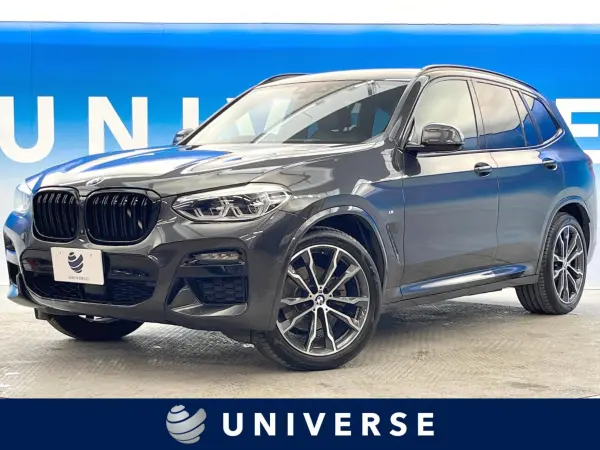 BMW X3 xDrive20d M Sport Diesel Turbo 4WD Highline Package Options 20-inch AW Black Leather Seats Seat Heater Active Cruise Control HUD M Sport Suspension Paddle Shift Genuine Navigation Surround View Camera Power Rear Gate (Sophisto Grey Brilliant Effect) — thumbnail 1