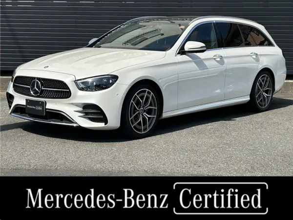 Mercedes-Benz E-Class Wagon E200 Sport (BSG Model) AMG Line Nappa Leather Seats Seat Heater Ambient Light Foot Trunk Opener Burmester 360-Degree Camera Ambient Light Power Seats with Memory Panoramic Sliding Roof (Diamond White)