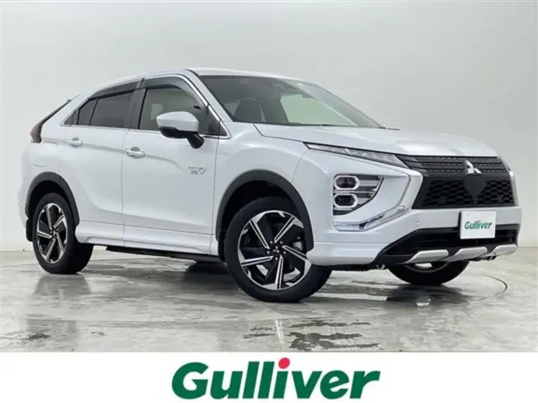 Mitsubishi Eclipse Cross PHEV 2.4 P 4WD with Surround Camera, Collision Mitigation, ACC, BSM, Head-Up Display, Genuine Display, Full-Seg, 1500W AC, Half Leather, Seat Heaters, Power Seats, Heated Steering Wheel, Paddle Shifters, Dashcam, ETC, Genuine Alloy Wheels (White Diamond: W85) — thumbnail 1