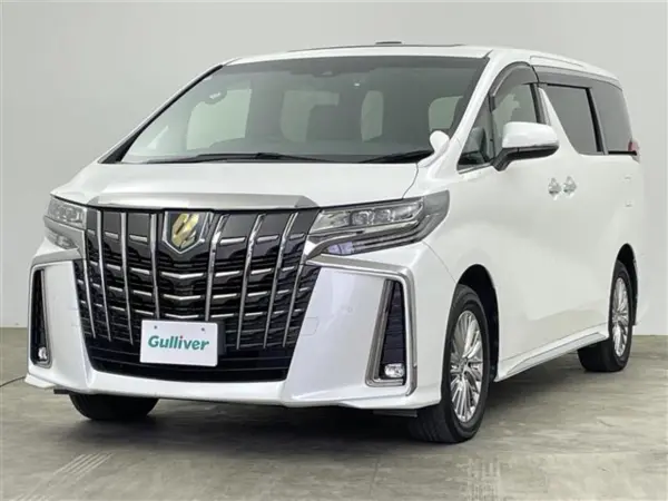 Toyota Alphard Hybrid 2.5 S Type Gold II E-Four 4WD 7-Seater Non-Smoking Genuine Display Audio Rear Seat Monitor Double Sunroof Power Back Door Power Sliding Doors on Both Sides Pre-Collision System Lane Departure Alert Auto High Beam Radar Cruise Control AC 100V (White Pearl Crystal Shine) — photo 9