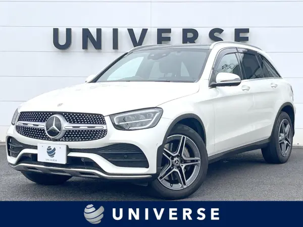 Mercedes-Benz GLC220 d 4MATIC Sport Line Edition Diesel Turbo 4WD One-Owner Special Specification Sunroof Radar Safety Package Black Leather Genuine Navi TV 360-Degree Camera Keyless Go Power Seat Seat Heater Power Tailgate High Beam Assist ETC Non-Smoking Car (Diamond White Metallic)