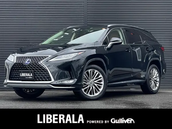 Lexus RX450hL 4WD 7-Seater SR Rear Monitor x2 Brown Leather Genuine Memory Navigation Surround View Full Seg BT Power Seat All Seat Heater Bench L Steering Heater Triple LED Auto High Beam ACC LKA BSA HUD Genuine 20AW (Graphite Black Glass Flake)