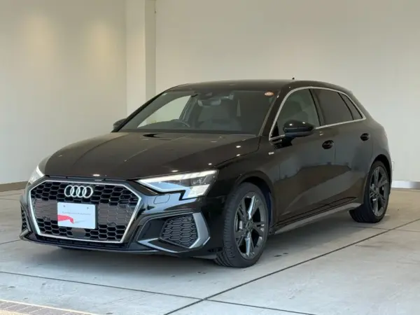 Audi A3 Sportback 30 TFSI S Line Audi Certified Used Car with Black Leather Seats, Matrix LED Headlights, Multi-color Ambient Lighting (Mythos Black Metallic)